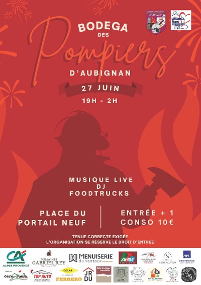 Bodega des pompiers d'Aubignan