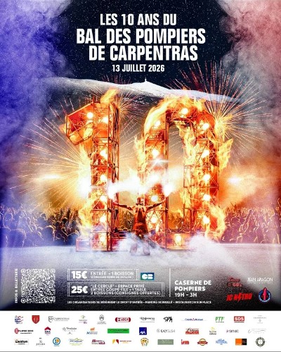 Bal des pompiers de Carpentras