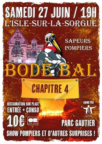 Bodebal des pompiers de l'Isle-sur-la-Sorgue