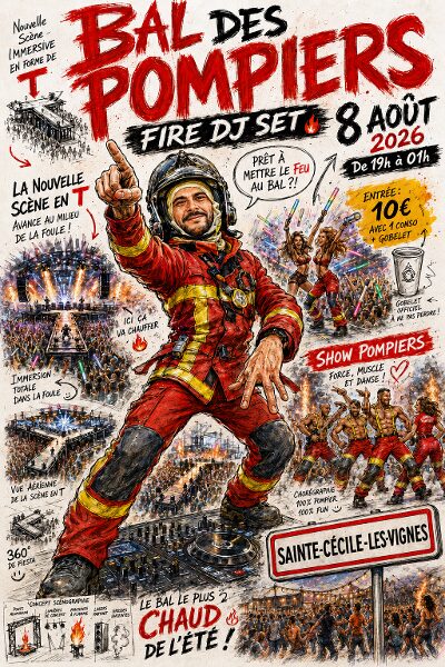 Bal des pompiers de Sainte Cécile