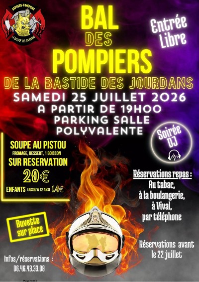 Bal des Pompiers de La Bastide-des-Jourdans