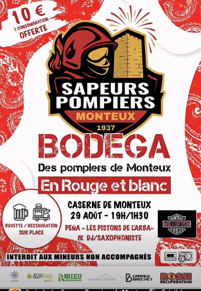 Bodega des pompiers de Monteux